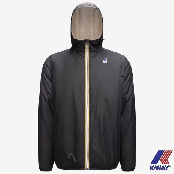 K-Way **NWT** Le Vrai 3.0 Claude Orsetto Unisex Jacket in Black Pure - Picture 5 of 9